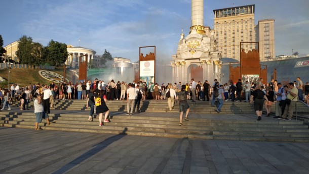На Майдане собирается акция протеста против регистрации Шария и Клюева кандидатами в Раду