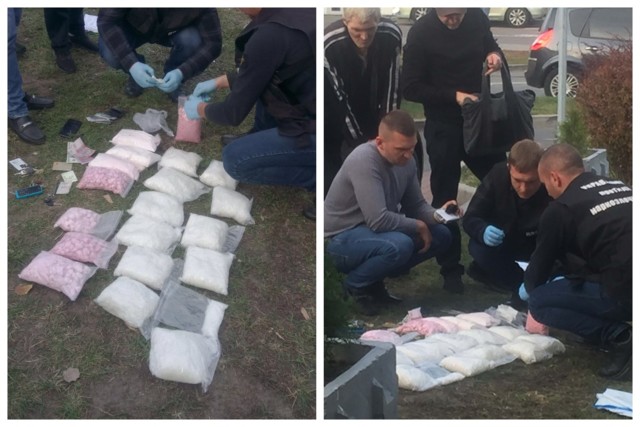 В Киеве у мужчины в авто обнаружили 20 кг наркотиков