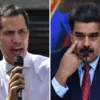 Лидер оппозиции Хуан Гуайдо и президент Венесуэлы Николас Мадуро
