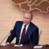 Владимир Путин во время пресс-конференции. Фото: REUTERS/Evgenia Novozhenina
