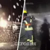 Под Киевом сгорели 5 авто
