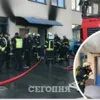 В Киеве горела гимназия