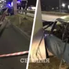 В Киеве в ДТП попала легковушка