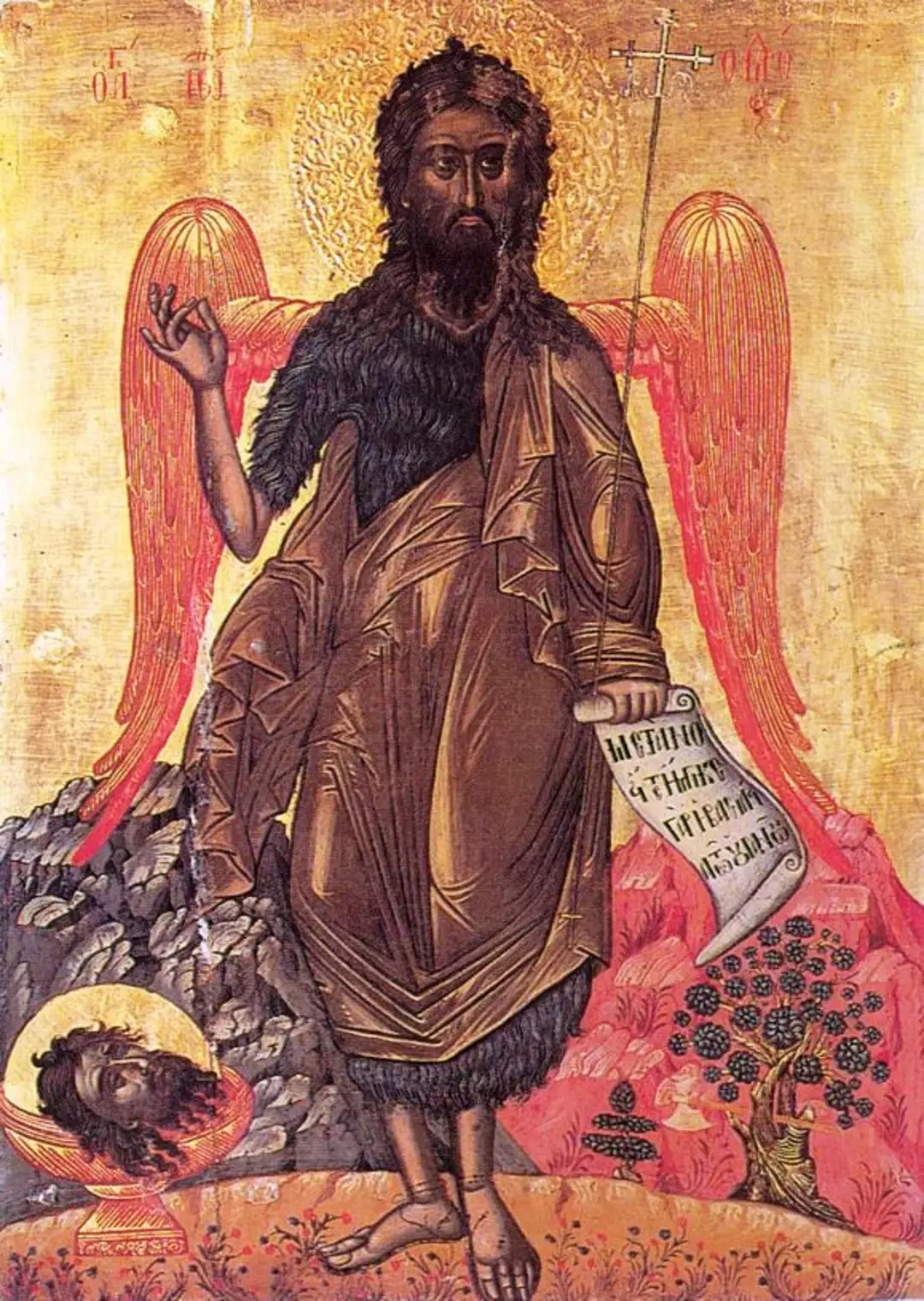 Иоанн Креститель ангел пустыни икона