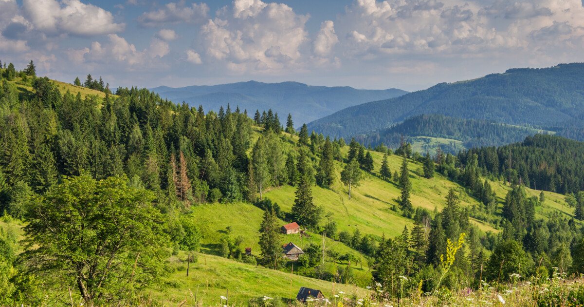 Село Яремче Карпаты