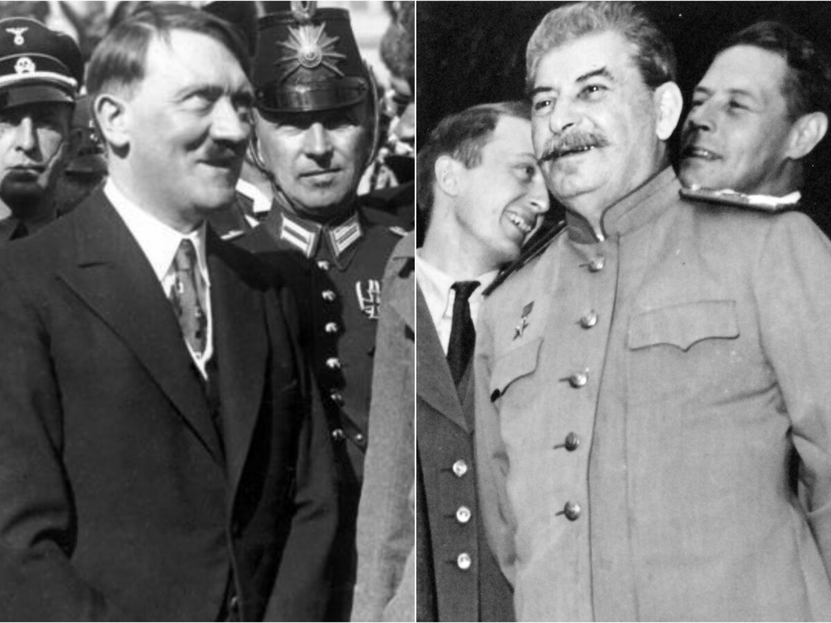 Гитлер и сталин вместе фото до войны