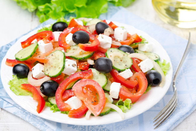Греческий салат классический рецепт с фото