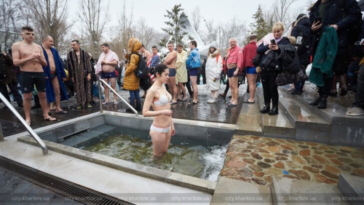 Крещение в Харькове | Фото: пресс-служба мэрии Харькова
