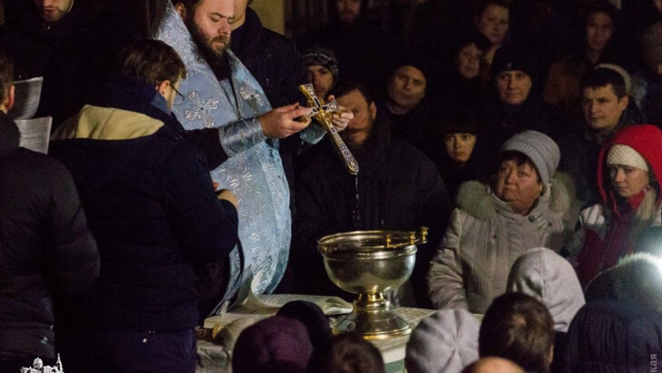 Праздник Крещения в Одессе | Фото: Думская