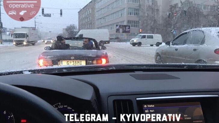 Снег в Киеве 23-24 января Фото: соцсети