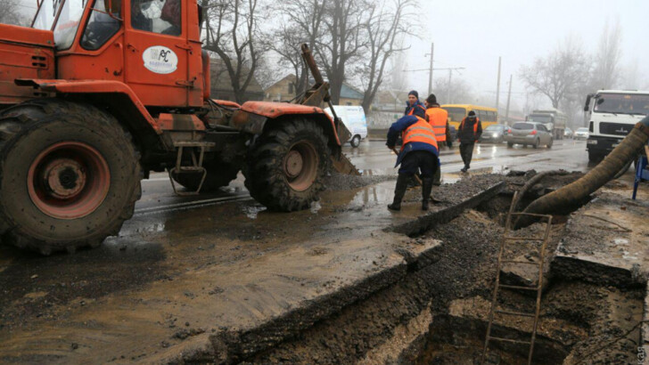 В Одессе произошла крупная авария водопровода | Фото: Думская