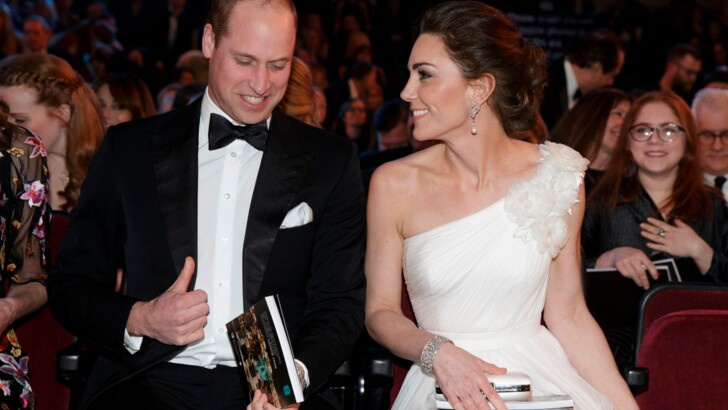 Принц Уильям и Кейт Миддлтон на BAFTA 2019 | Фото: AFP