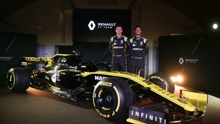 Болид Формулы-1 команды Рено на 2019 год | Фото: AFP