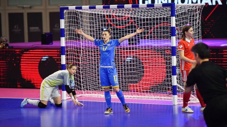 Украина – Россия в матче за бронзу женского чемпионата Европы по мини-футболу