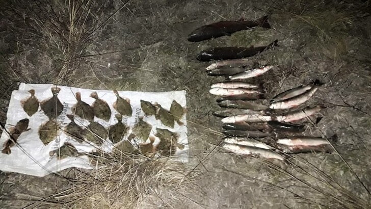 В Азовском море пограничники задержали браконьера с уловом на 30 тысяч гривен | Фото: ГПСУ