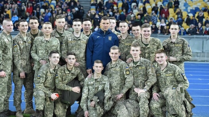 Тренировка сборной Украины 18 марта | Фото: ФФУ