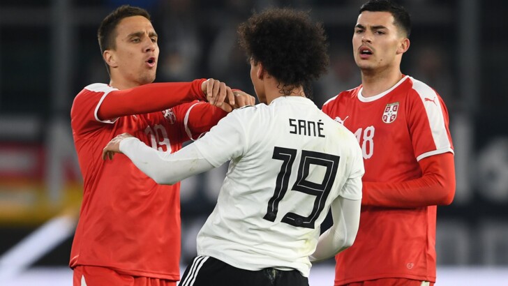 Сборная Германии сыграла вничью с Сербией | Фото: AFP