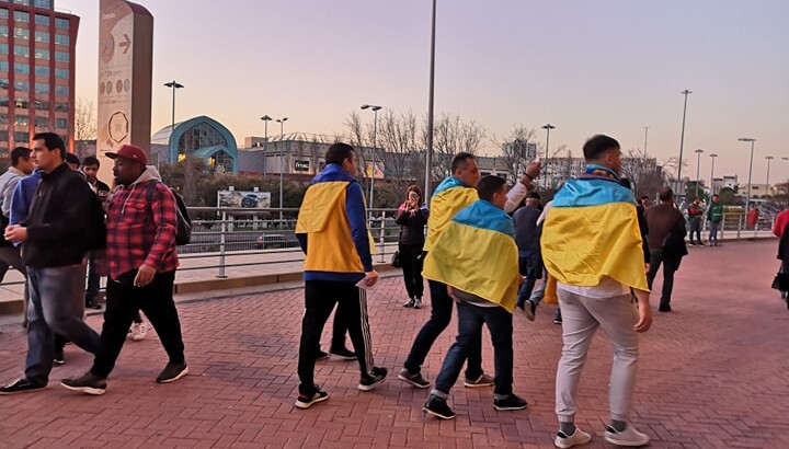 Болельщики  перед матчем Португалия – Украина