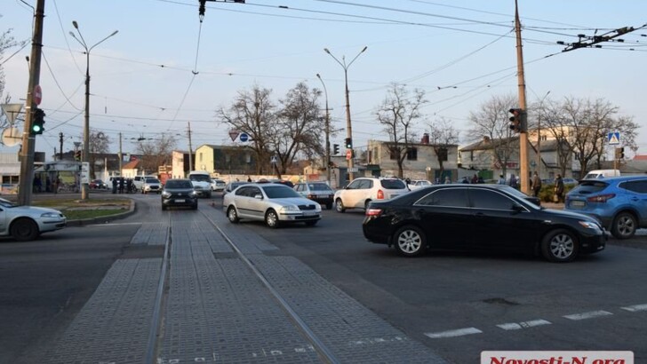 ДТП в центре Николаева | Фото: NovostiN