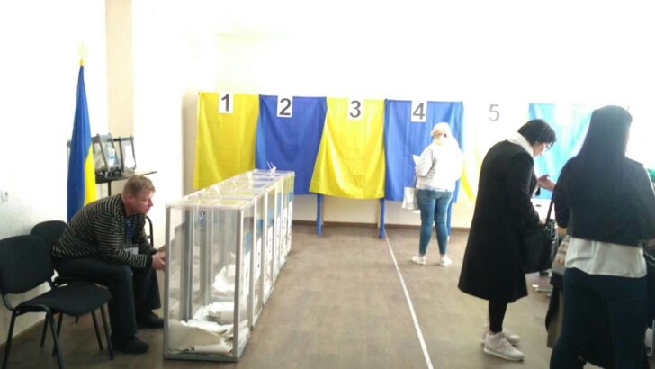 Голосование в Александрии Кировоградской области