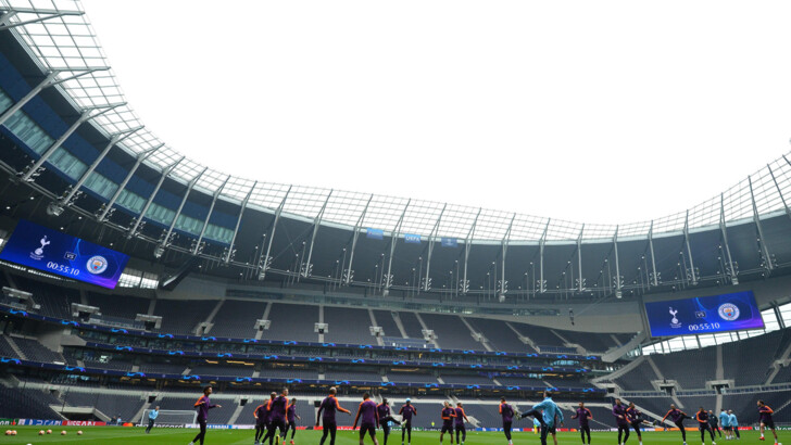 Тренировка "Манчестер Сити" перед матчем с "Тоттенхэмом" | Фото: AFP