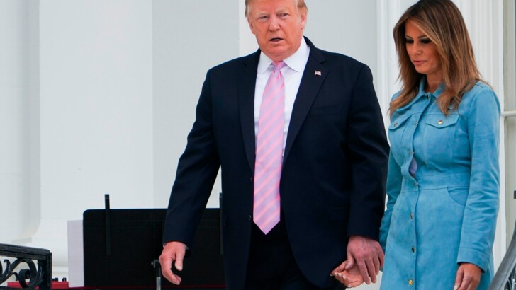 Первая леди США Мелания и ее супруг Дональд Трамп | Фото: AFP