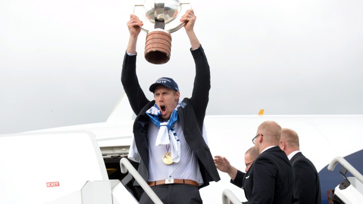 Сборная Финляндии – чемпион мира по хоккею 2019 | Фото: AFP