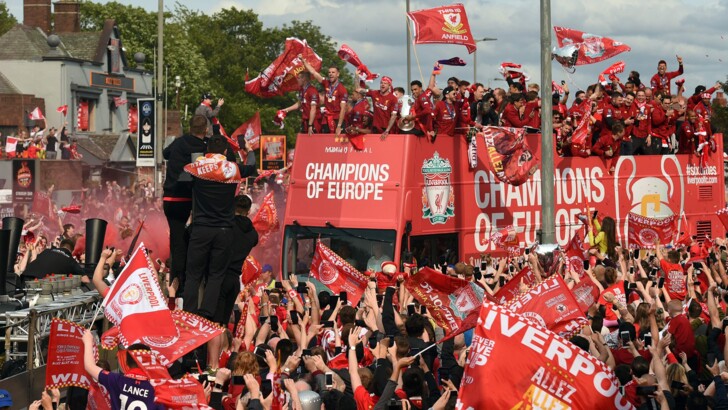 Ливерпуль – победитель Лиги чемпионов 2019. Чемпионский парад | Фото: AFP