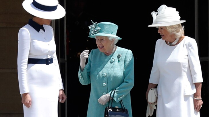 Встреча президенсткой четы с королевской семьей | Фото: AFP