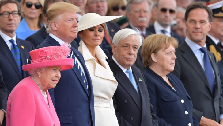 Мелания Трамп, Елизавета II, Тереза Мэй и Ангела Меркель | Фото: AFP