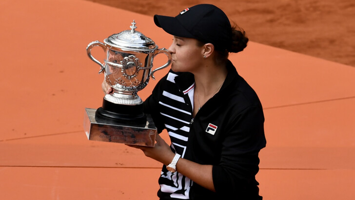 Австралийская теннисистка Эшли Барти выиграла Ролан Гаррос | Фото: AFP