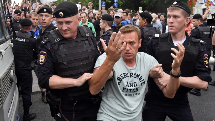 Протести в Москві | Фото: AFP