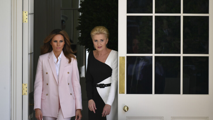 Мелания Трамп и Агата Корнхаузер-Дуда в Белом доме | Фото: AFP