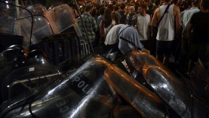 Масові протести в Тбілісі | Фото: AFP