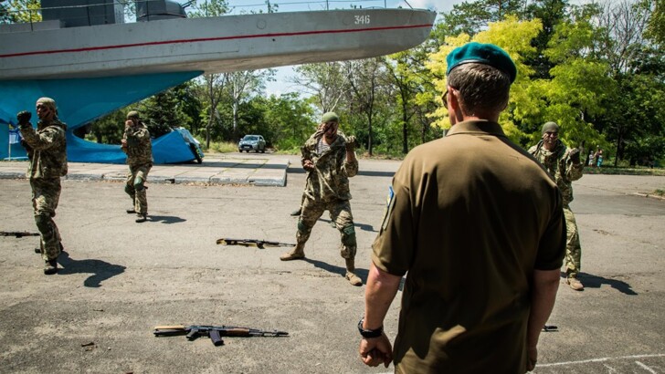 День ВМС Украины в Мариуполе. Фото: Минобороны Украины
