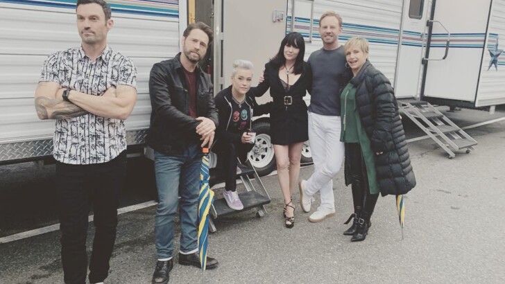 Съемки продолжения сериала "Беверли Хиллз, 90210" | Фото: Instagram