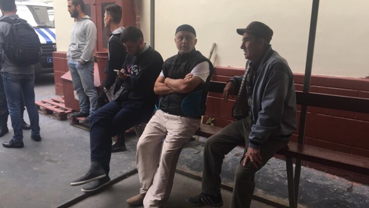 Задержание крымских татар в Москве. Фото: "Крымская солидарность" в Facebook