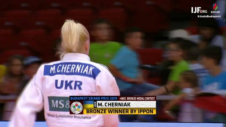 Марина Черняк завоевала бронзу в Будапеште