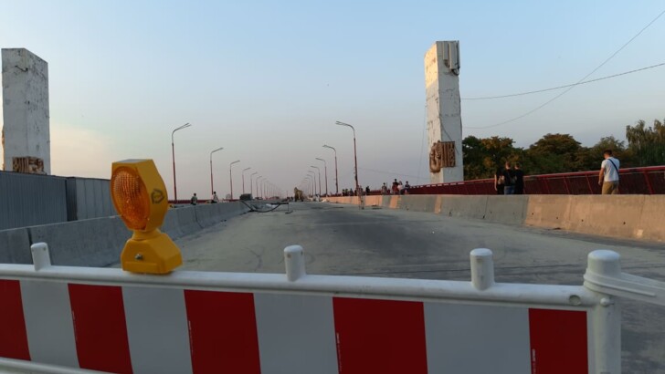 В Днепре идет активная реконструкция Нового моста | Фото: М. Журавель, Сегодня