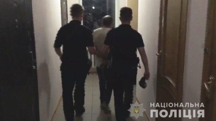 Задержание подозреваемого-иностранца в Одессе | Фото: Нацполиция