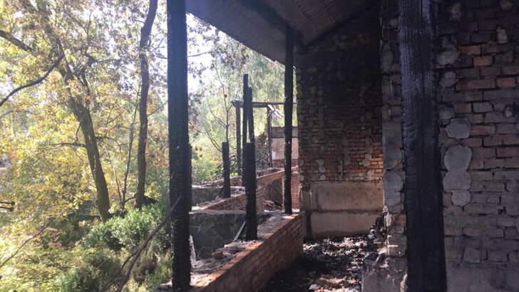 Пожар в доме Гонтаревой