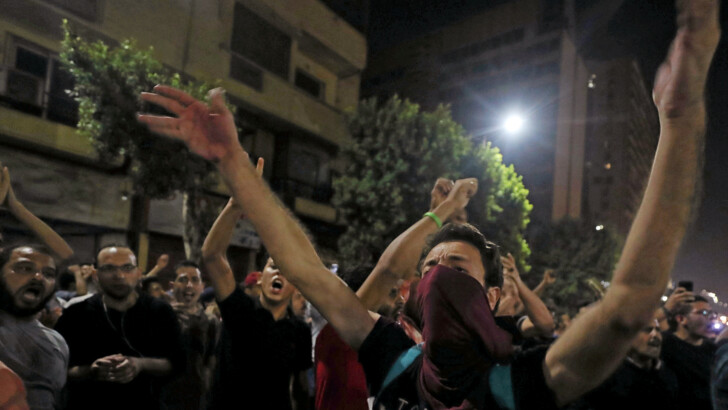 Протесты против президента ас-Сиси в Египте. Фото: REUTERS/Mohamed Abd El Ghany