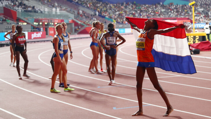 Сифан Хассан – чемпионка в беге на 10 000 метров в Катаре | Фото: Reuters