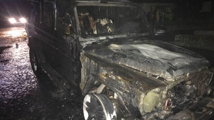 В Костополе сожгли автомобиль местного депутата | Фото: Нацполиция