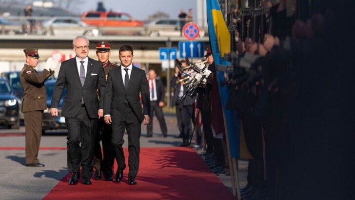 Визит Владимира Зеленского в Латвию | Фото: Офис Президента Украины