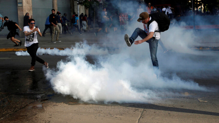 Протесты в Чили. Фото: REUTERS/RG/TC