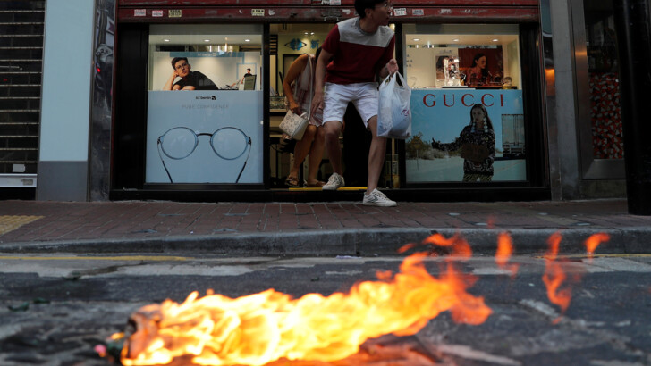 Протесты в Гонконге. Фото: REUTERS/TS/PAS