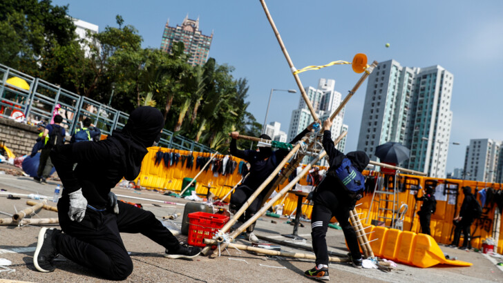 Протесты в Гонконге. Фото: REUTERS/dn/FW1F/Karishma Singh/FW1/Robe