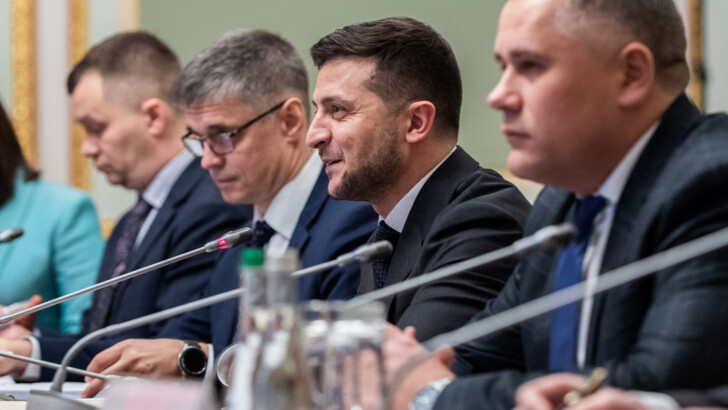 Владимир Зеленский и Андрей Бабиш в Киеве | Фото: Офис Президента Украины