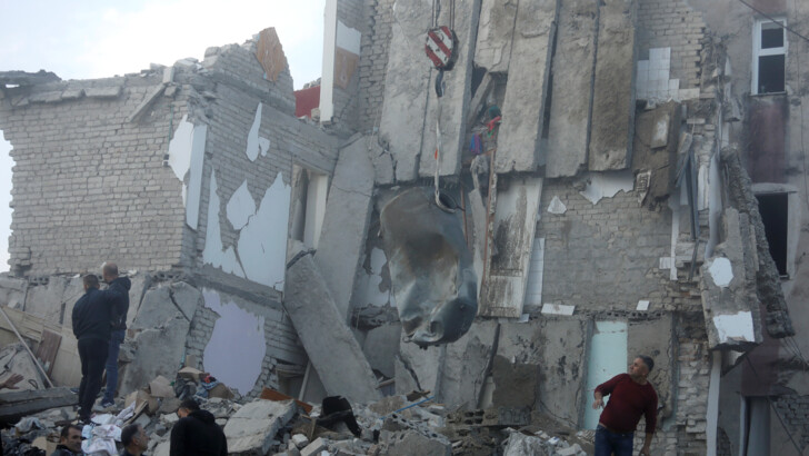 Землетрясение в Албании. Фото: REUTERS/TC/THO/zuz